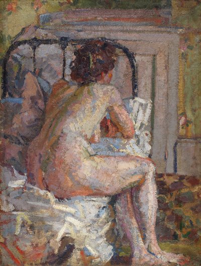 Akt auf einem Bett von Harold Gilman